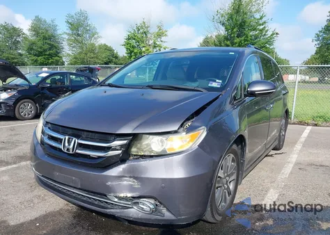 2015 Honda Odyssey Touring/Touring Elite z USA, uszkodzony, nr VIN 5FNRL5H93FB099048